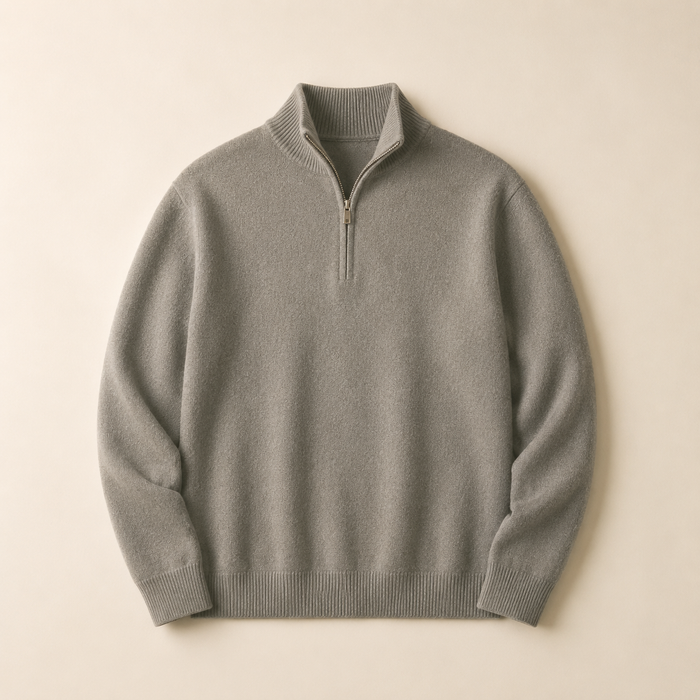 The Pembroke - Cashmere-Blend Half-Zip