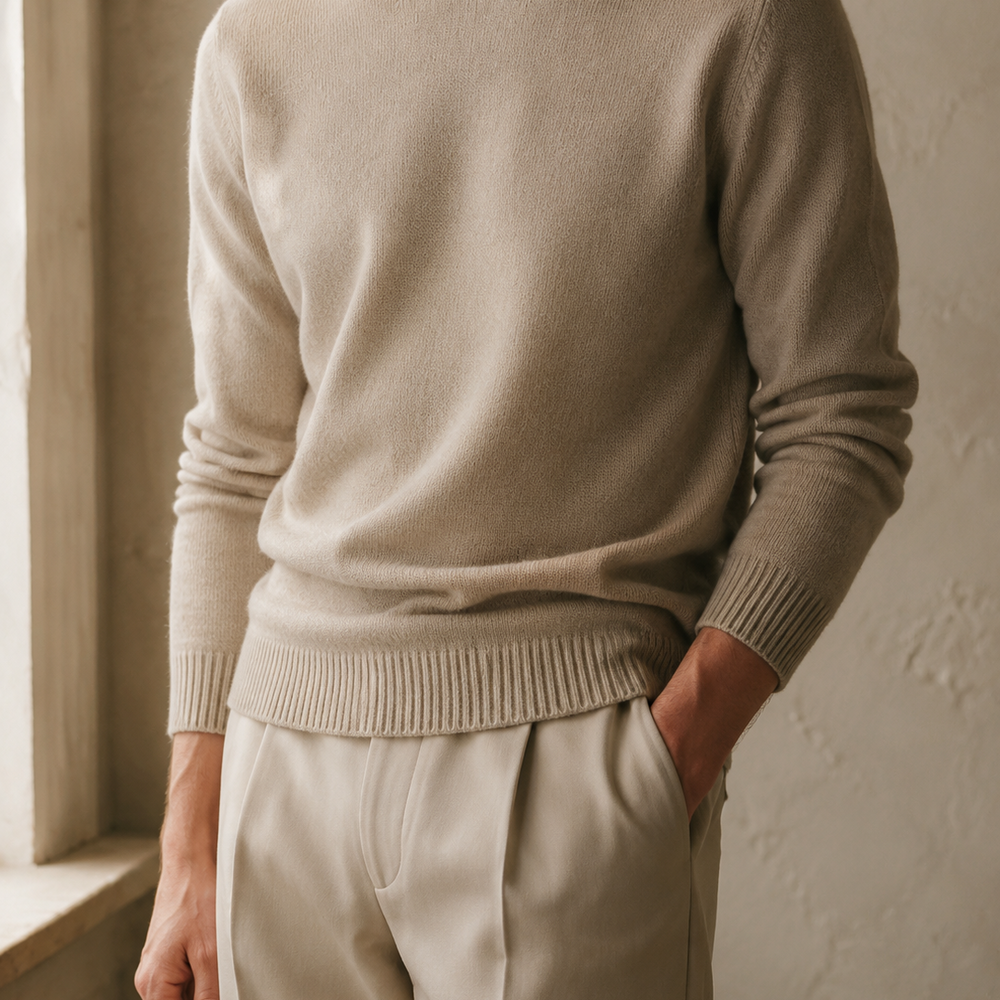 The Aldgate on model - Oatmeal