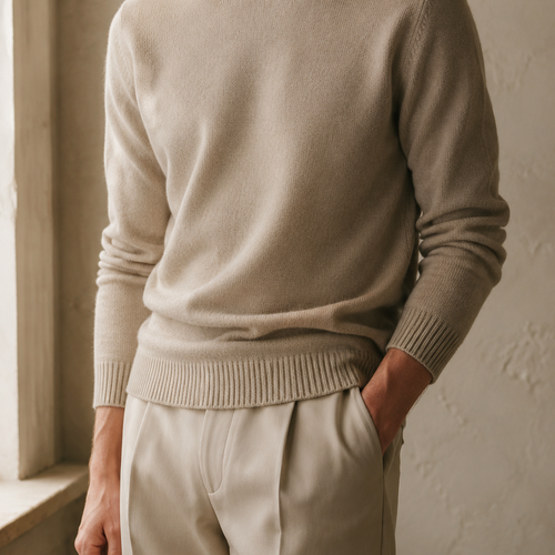 The Aldgate on model - Oatmeal