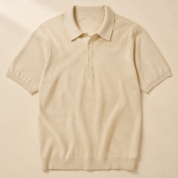 The Hawksley - Cashmere-Blend Knit Polo