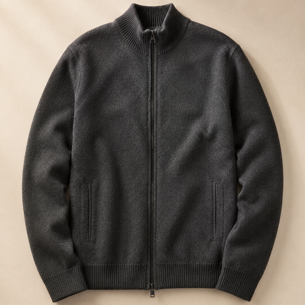 The Whitfield - Cashmere-Blend Full-Zip Cardigan